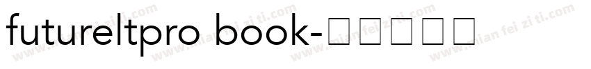 futureltpro book字体转换